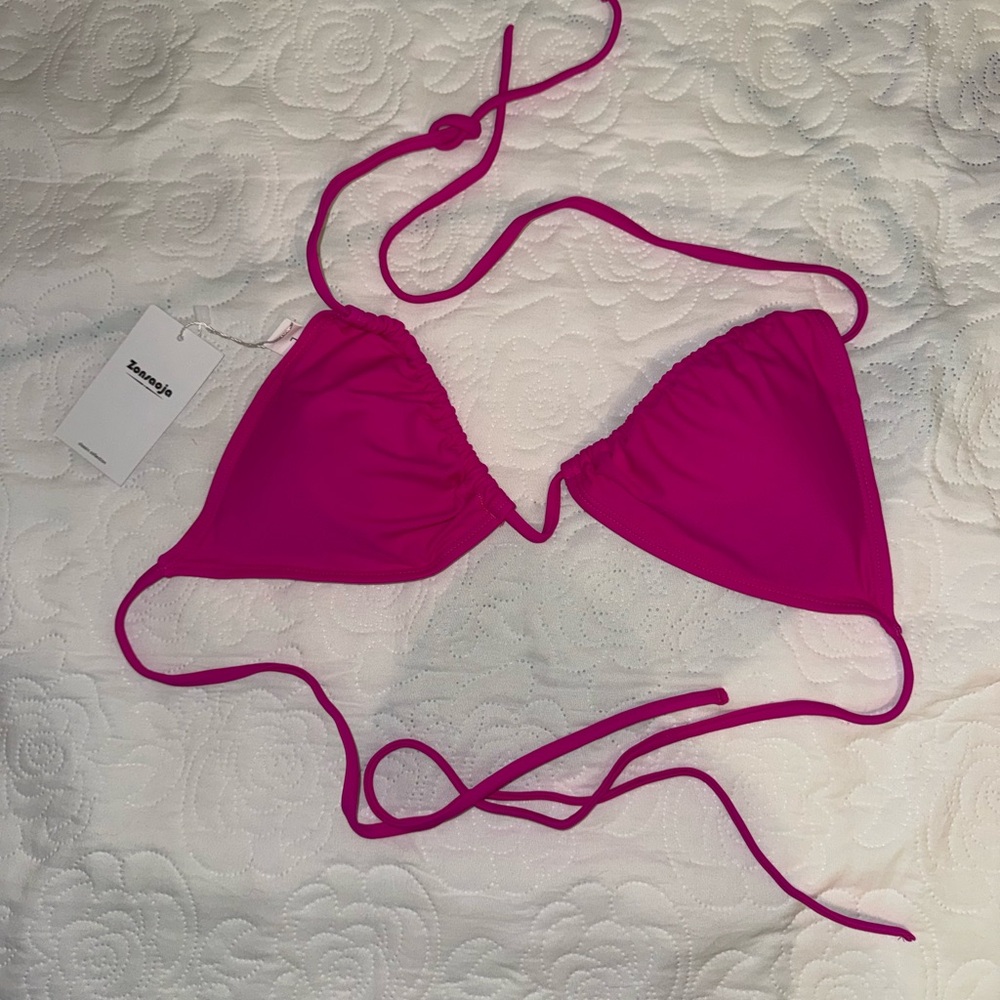 Women’s Pink Triangle Bikini Set - Size Large - Picture 8 of 8